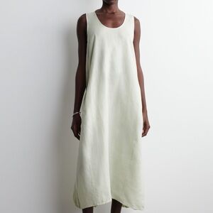 COS Light Green Midi Dress